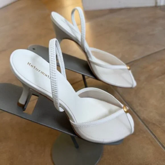 Reformation Paula Slingback Sandal Size 6 NEW - Picture 3 of 6